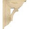 Ekena Millwork Westlake Traditional Rough Sawn Bracket w/ Offset Brace, Douglas Fir, 8"W x 18"D x 22"H BKT0806X18X22WTL01RDF - alternate 2